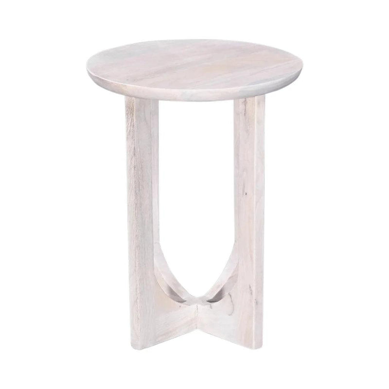 Sasha Elegant Design Wooden Side Table-Side Tables-LH Imports-LOOMLAN