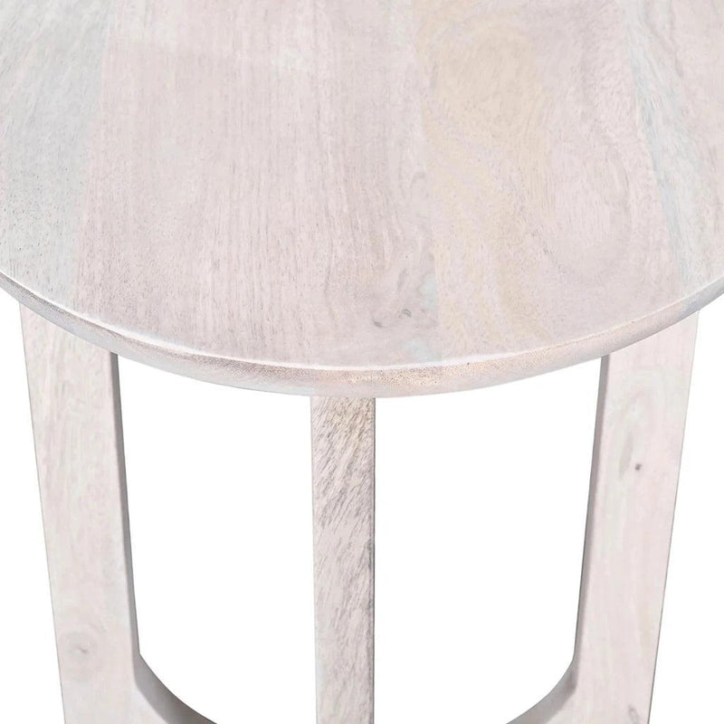 Sasha Elegant Design Wooden Side Table-Side Tables-LH Imports-LOOMLAN