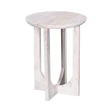 Sasha Elegant Design Wooden Side Table-Side Tables-LH Imports-LOOMLAN