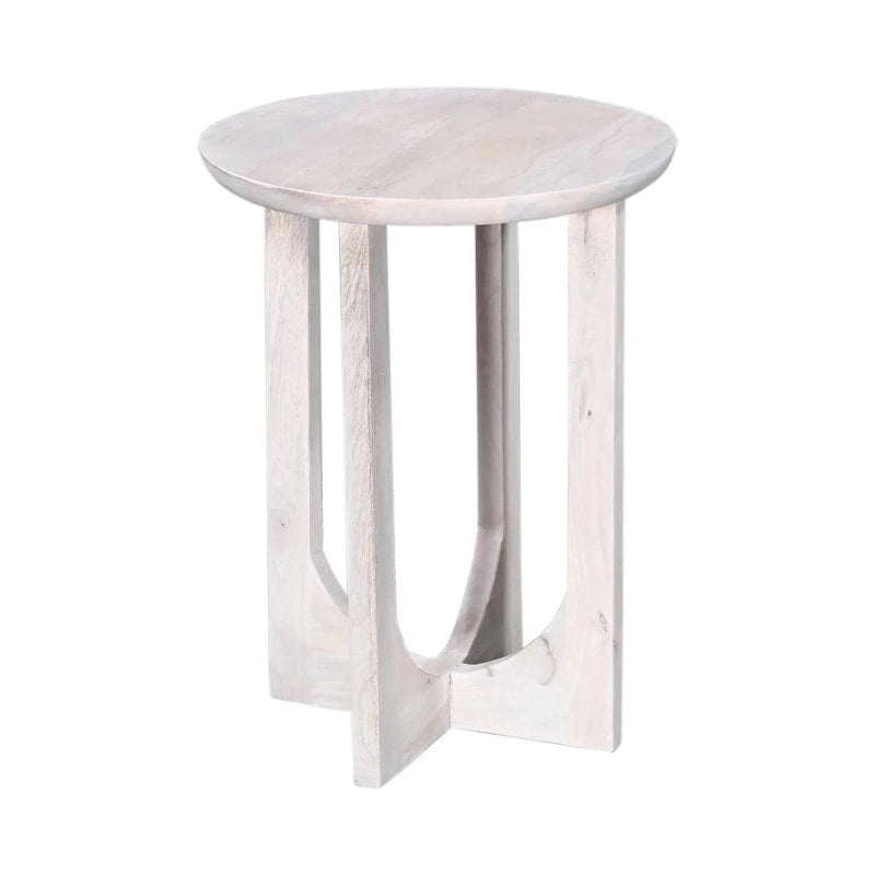 Sasha Elegant Design Wooden Side Table-Side Tables-LH Imports-LOOMLAN