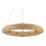 Satin Black Abaca Rope Portmeirion Chandelier