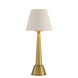 Saunter Brass Cordless Rechargeable Table Lamp