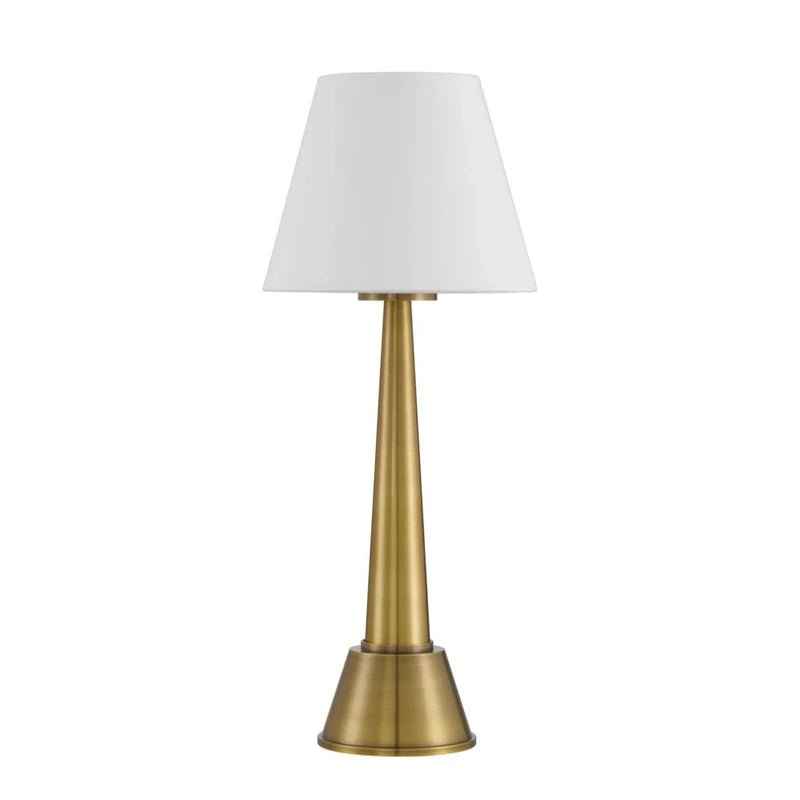 Saunter Brass Cordless Rechargeable Table Lamp