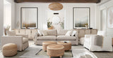Savannah Slip-Cover Sofa in Sand Natural Linen-Sofas & Loveseats-Diamond Sofa-LOOMLAN