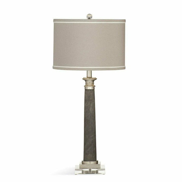 Savona 31" Tall Bricolage Grey Table Lamp Table Lamps LOOMLAN By Bassett Mirror
