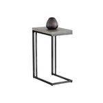 Sawyer Steel d Concrete Outdoor Rectangular End Table