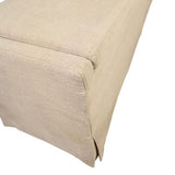 Sawyers Linen Upholstered Backless Bench