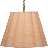 Scalloped 1-Light Hanging Pendant