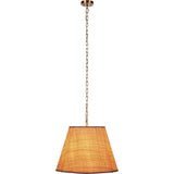 Scalloped 1-Light Hanging Pendant