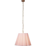 Scalloped 1-Light Hanging Pendant