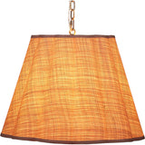 Scalloped 1-Light Hanging Pendant