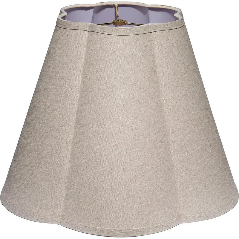 Scalloped Generous Styled Lamp Shade