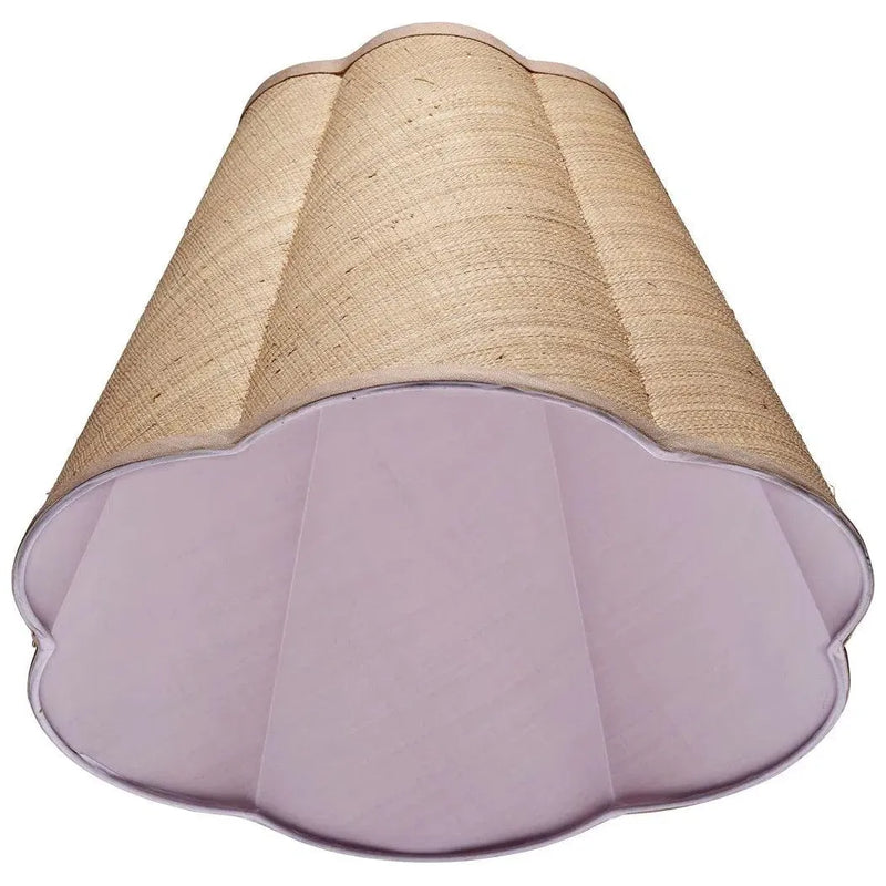 Scalloped Generous Styled Lamp Shade