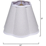 Scalloped Generous Styled Lamp Shade