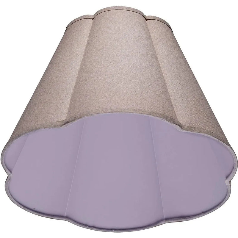 Scalloped Generous Styled Lamp Shade