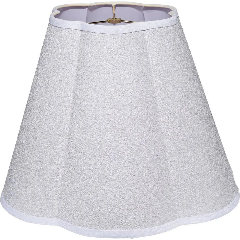 Scalloped Generous Styled Lamp Shade