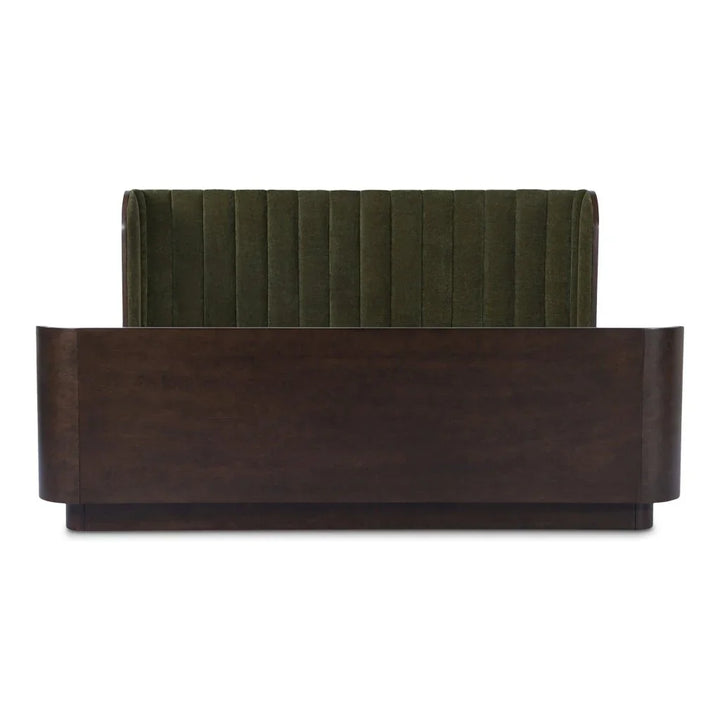 Scarlette Sleigh Design Queen Bed - LOOMLAN - Moe's Home - Beds