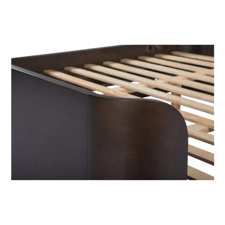 Scarlette Sleigh Design Queen Bed - LOOMLAN - Moe's Home - Beds