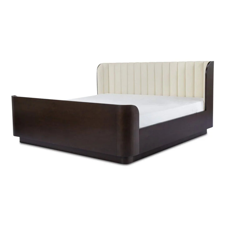 Scarlette Sleigh Design Queen Bed - LOOMLAN - Moe's Home - Beds