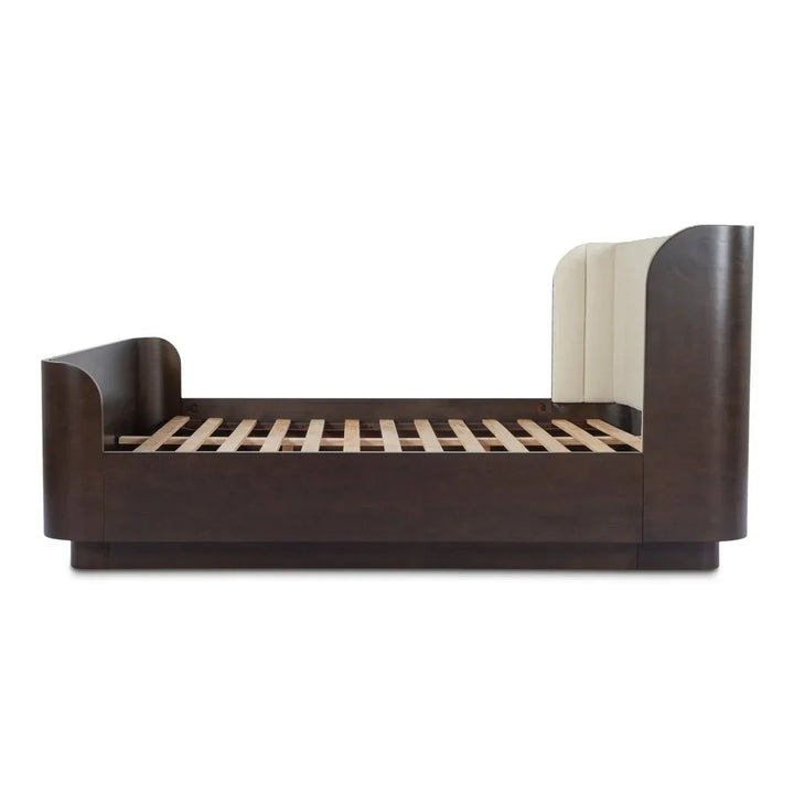 Scarlette Sleigh Design Queen Bed - LOOMLAN - Moe's Home - Beds