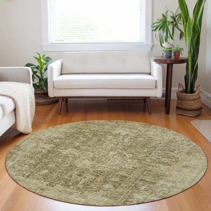 Scarlune Brown Washable Indoor - Outdoor Rug - LOOMLAN - LOOMLAN Rugs - Outdoor Rugs
