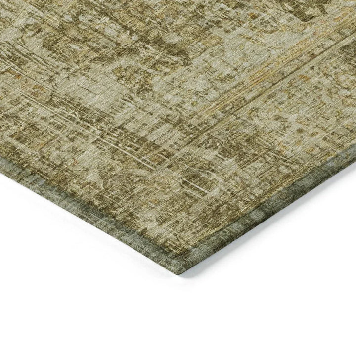 Scarlune Brown Washable Indoor - Outdoor Rug - LOOMLAN - LOOMLAN Rugs - Outdoor Rugs