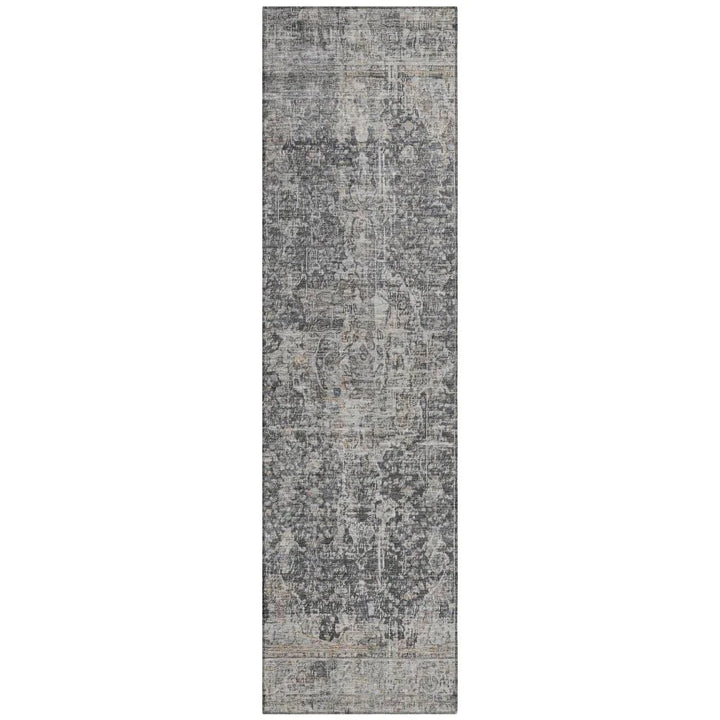 Scarlune Gray Washable Indoor - Outdoor Rug - LOOMLAN - LOOMLAN Rugs - Outdoor Rugs