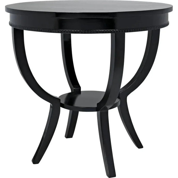 Scheffield Round Wood End Table