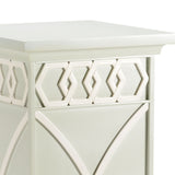 Scottkins Honeycomb Pattern Pedestal-Side Tables-Chelsea House-LOOMLAN