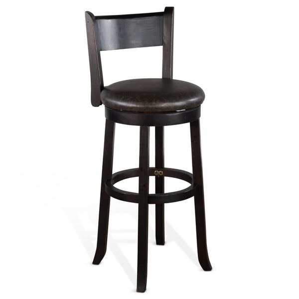 Scottsdale Leather Swivel Barstool 2PC