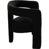 Scout Black Boucle Dining/Accent Arm Chair