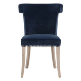 Celina Polyester Upholstered Armless Dining Chair