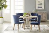 Celina Polyester Upholstered Armless Dining Chair