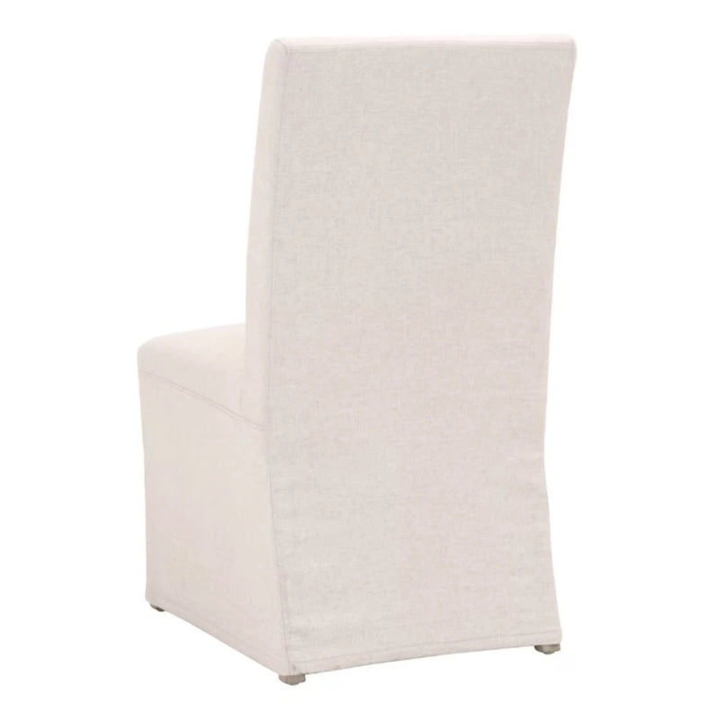 Levi Slipcover Fabric Upholstered Armless Dining Chair (Set Of 2)