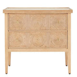 Sea Sand Brushed Brass Santos Chest Accent Cabinet Accent Cabinets LOOMLAN By Currey & Co