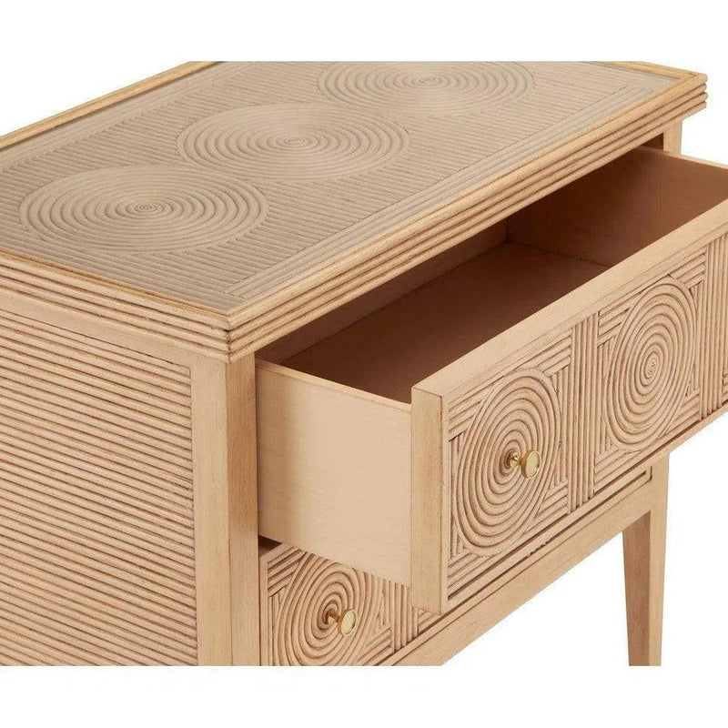 Sea Sand Brushed Brass Santos Chest