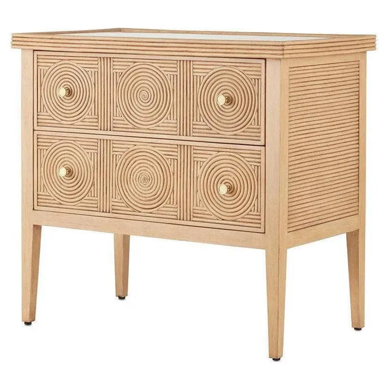 Sea Sand Brushed Brass Santos Chest