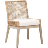 Seaside Performance Fabric Dining Chair 2PC-Dining Chairs-Essentials For Living-LOOMLAN