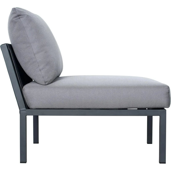 Sectional Chair - Dark Gray Outdoor Modular