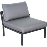 Sectional Chair - Dark Gray Outdoor Modular