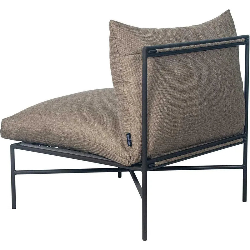 Sectional Chair - Nut Brown Outdoor Modular