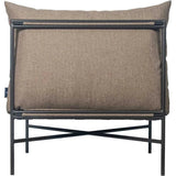 Sectional Chair - Nut Brown Outdoor Modular