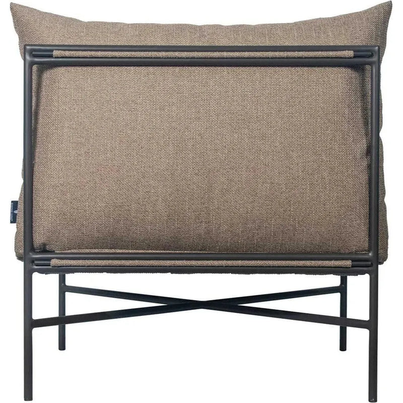 Sectional Chair - Nut Brown Outdoor Modular