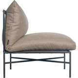 Sectional Chair - Nut Brown Outdoor Modular