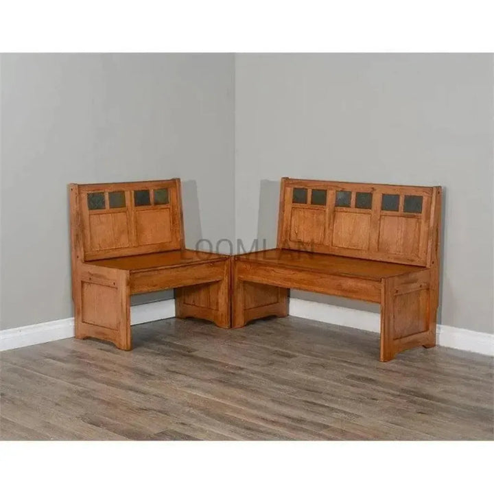 Sedona Breakfast Nook Set With Storage Bench-Dining Table Sets-Sunny D-LOOMLAN