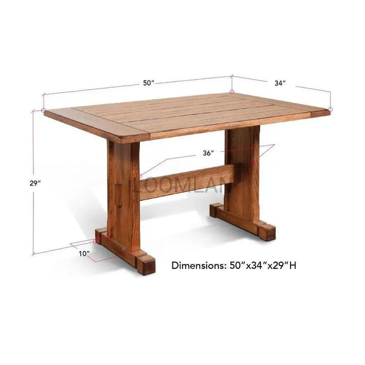 Sedona Breakfast Nook Set With Storage Bench-Dining Table Sets-Sunny D-LOOMLAN