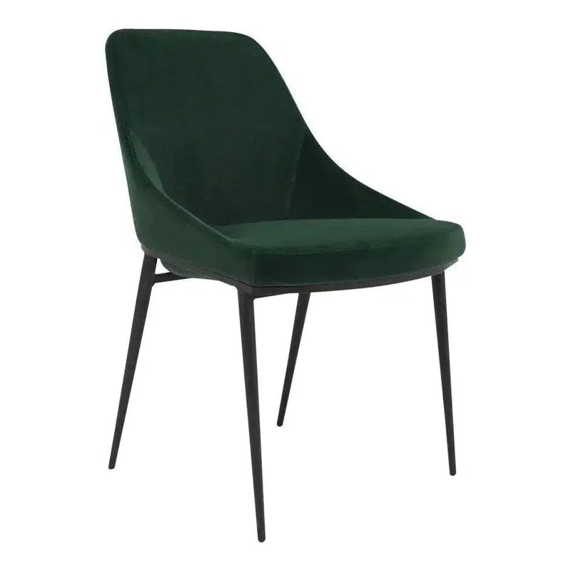 Sedona Dining Side Chair 2PC-Dining Chairs-Moe's Home-Green-LOOMLAN