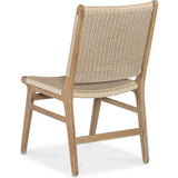 Sedona Teak Armless Outdoor Dining Chair 2PC-Outdoor Dining Chairs-Sunset West-LOOMLAN