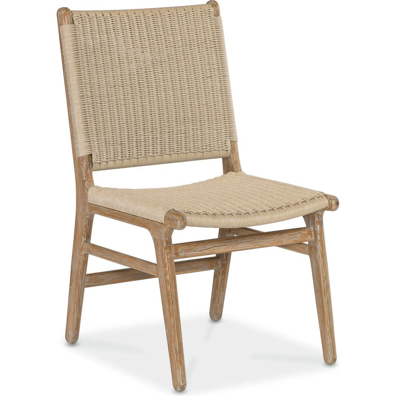 Sedona Teak Armless Outdoor Dining Chair 2PC-Outdoor Dining Chairs-Sunset West-LOOMLAN