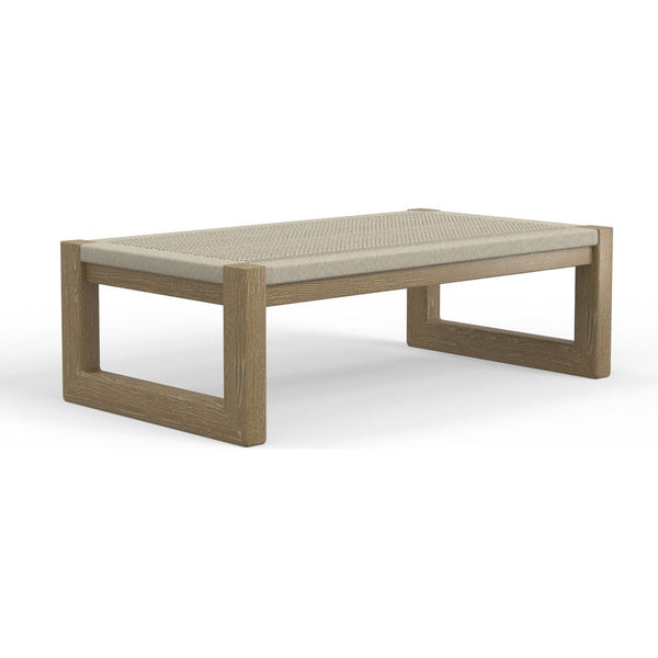 Sedona Teak Wood Outdoor Coffee Table-Outdoor Coffee Tables-Sunset West-LOOMLAN